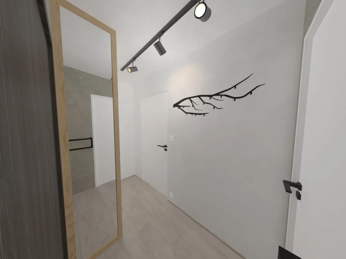 Dispozice apartmánu 2+kk